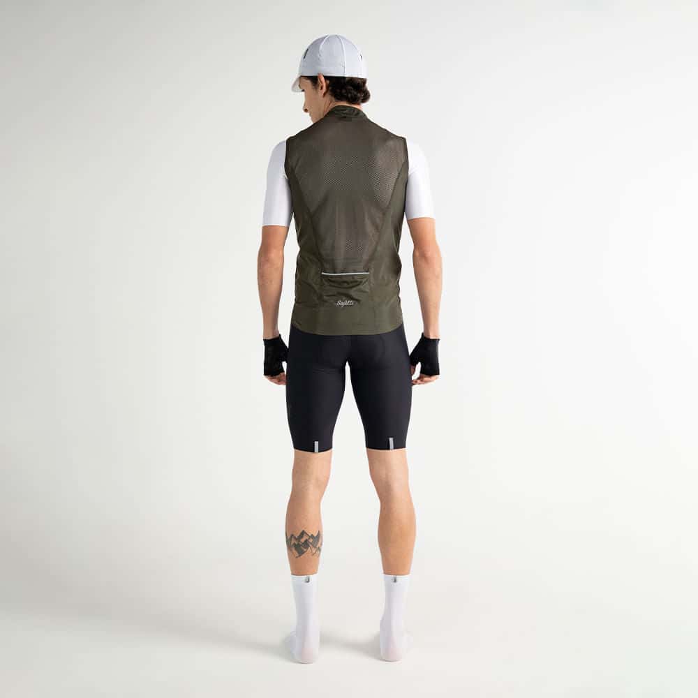 CHALECO CICLISMO TIVOLI OLIVA PARA HOMBRE - miniatura 2