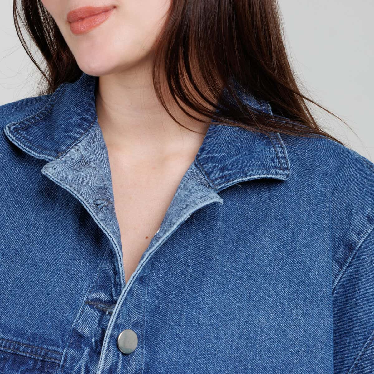 Poncho denim Axspen B1809 - miniatura 2