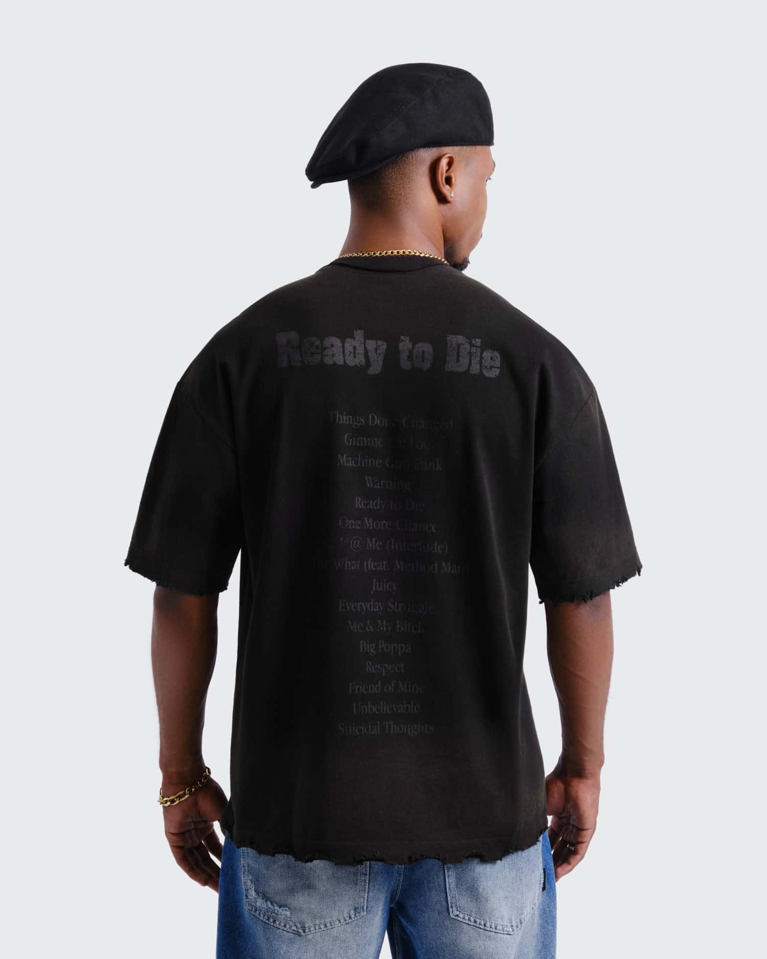 Camiseta Negra Oversize Notorius - miniatura 3