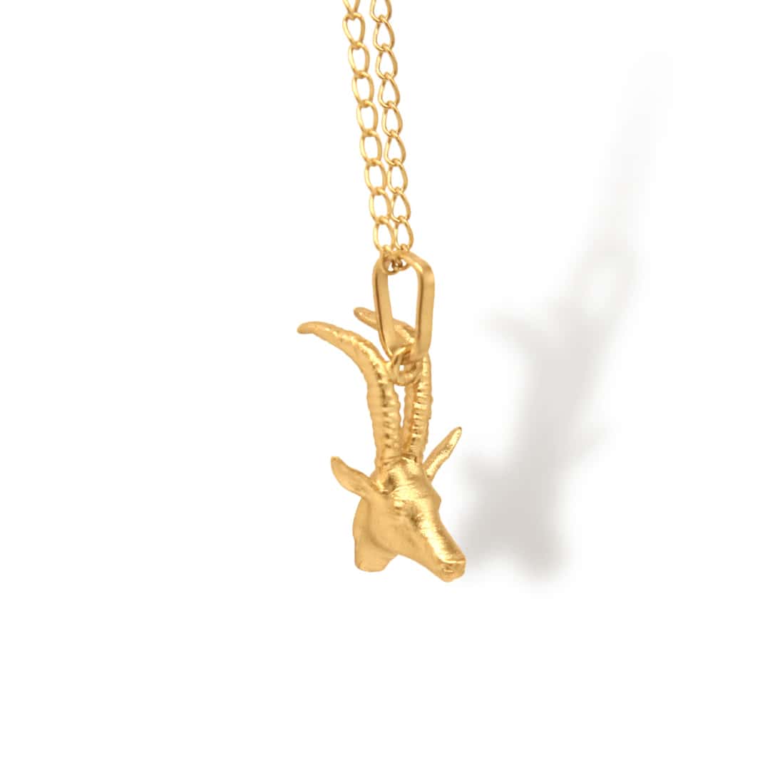 Cadena con cabeza de antílope