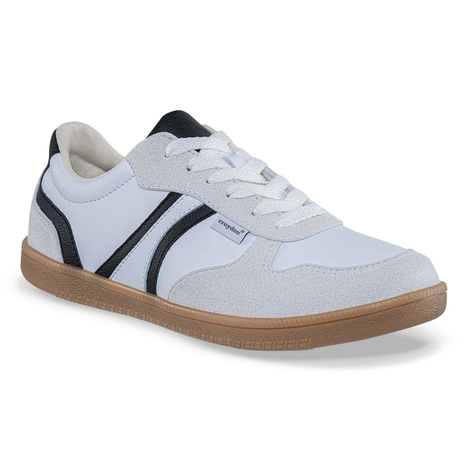 Tenis Urbanos Anteros Blanco-Negro Croydon Para Hombre