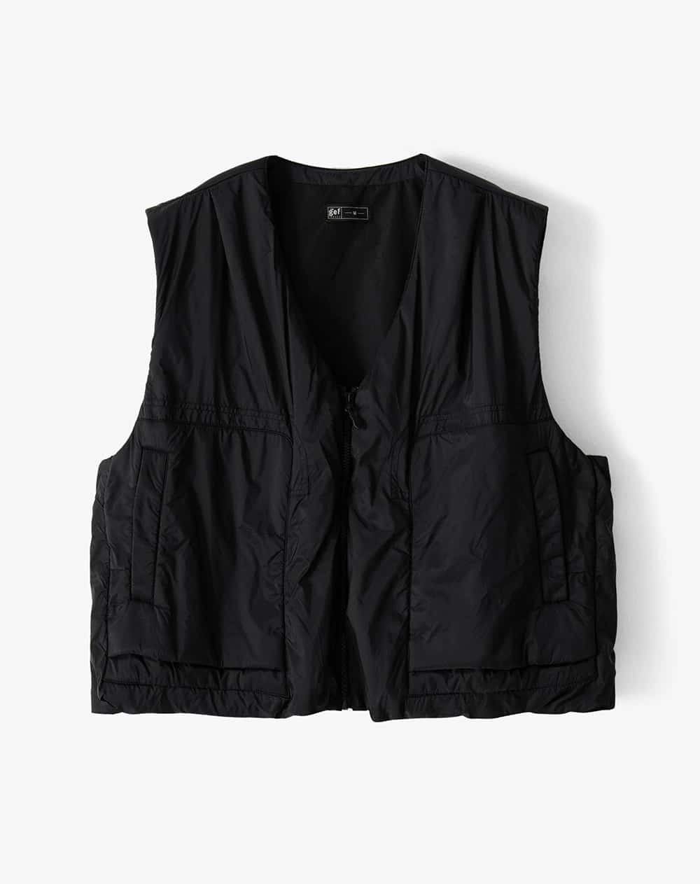 Chaleco parachute negro hombre