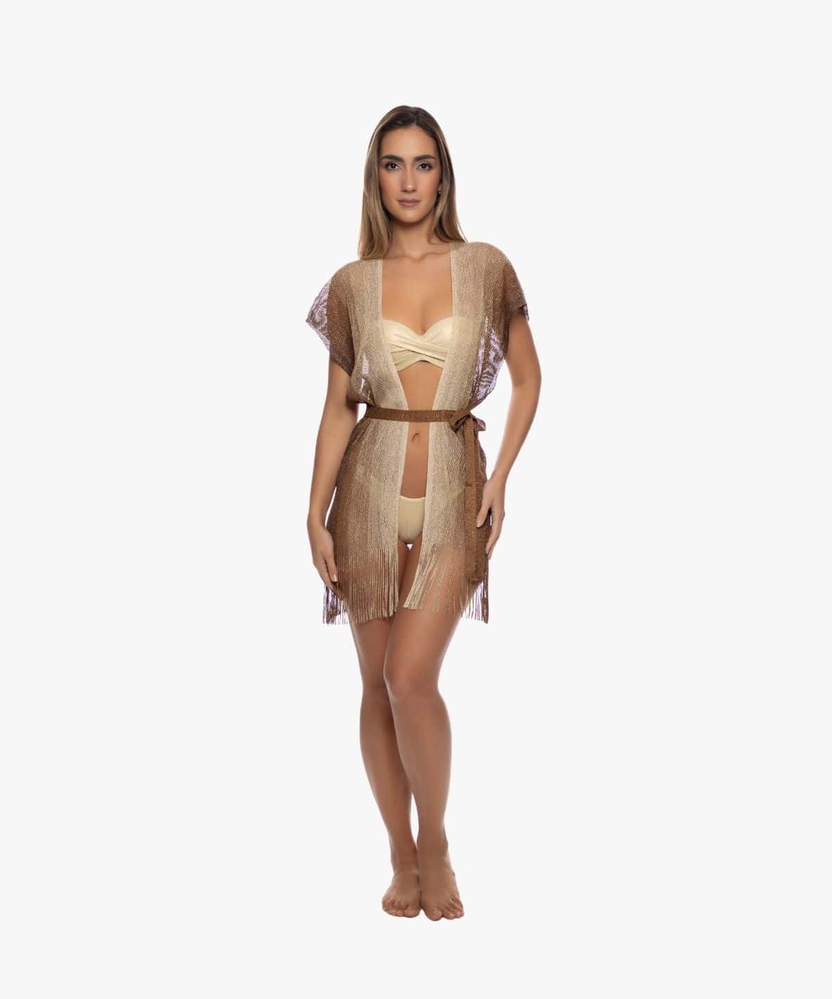 Golden Queen Short Caftan