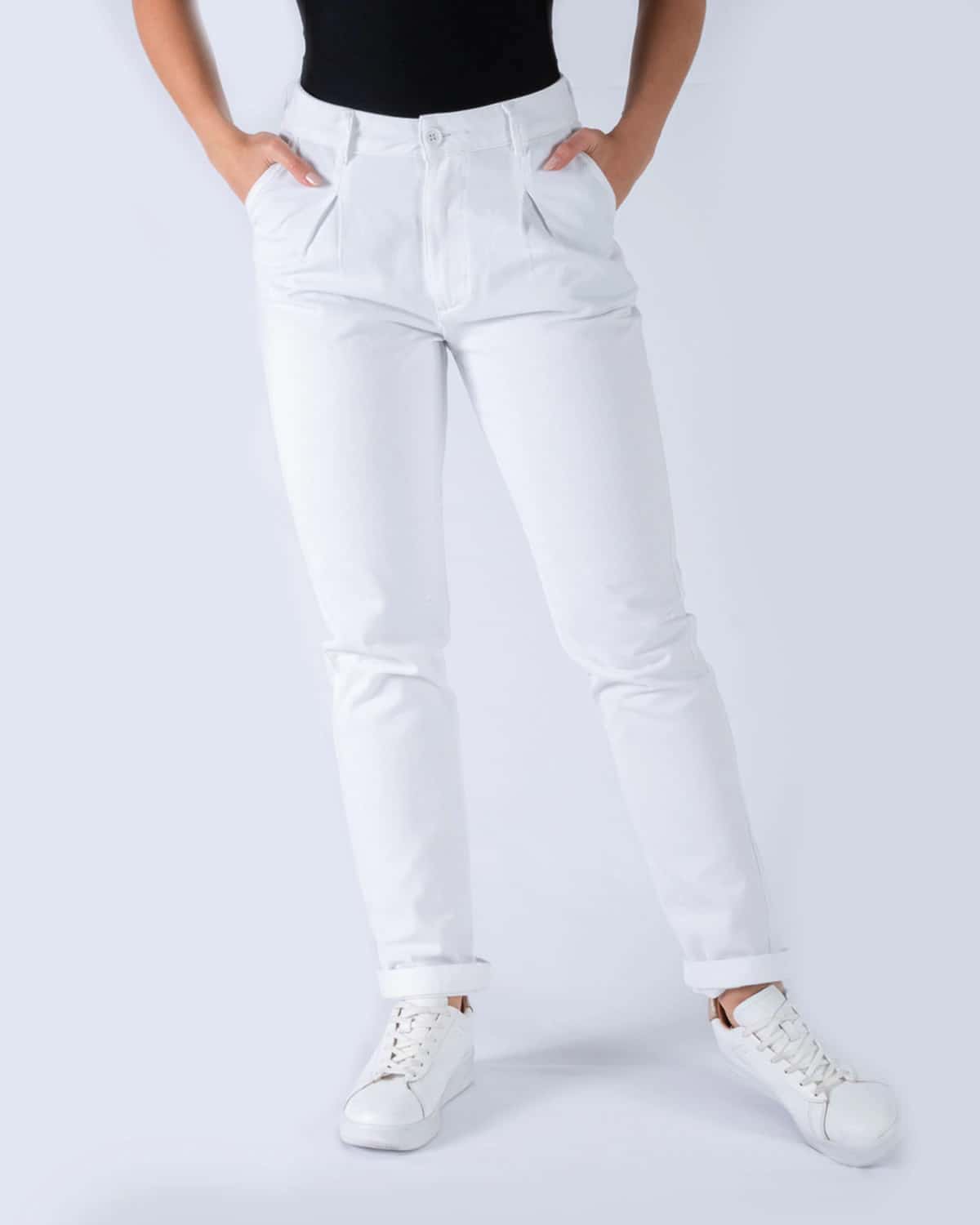 Pantalon blanco para mujer
