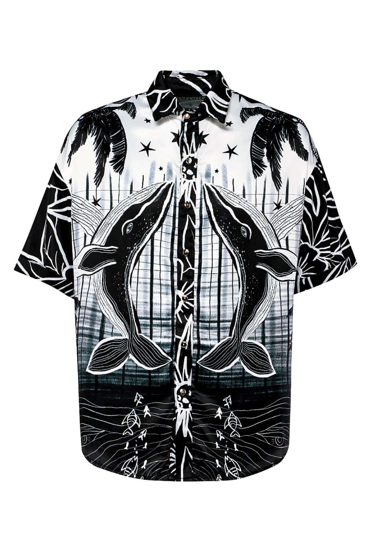 Camisa Manga corta Unisex / Ilustración Mar y Manglar