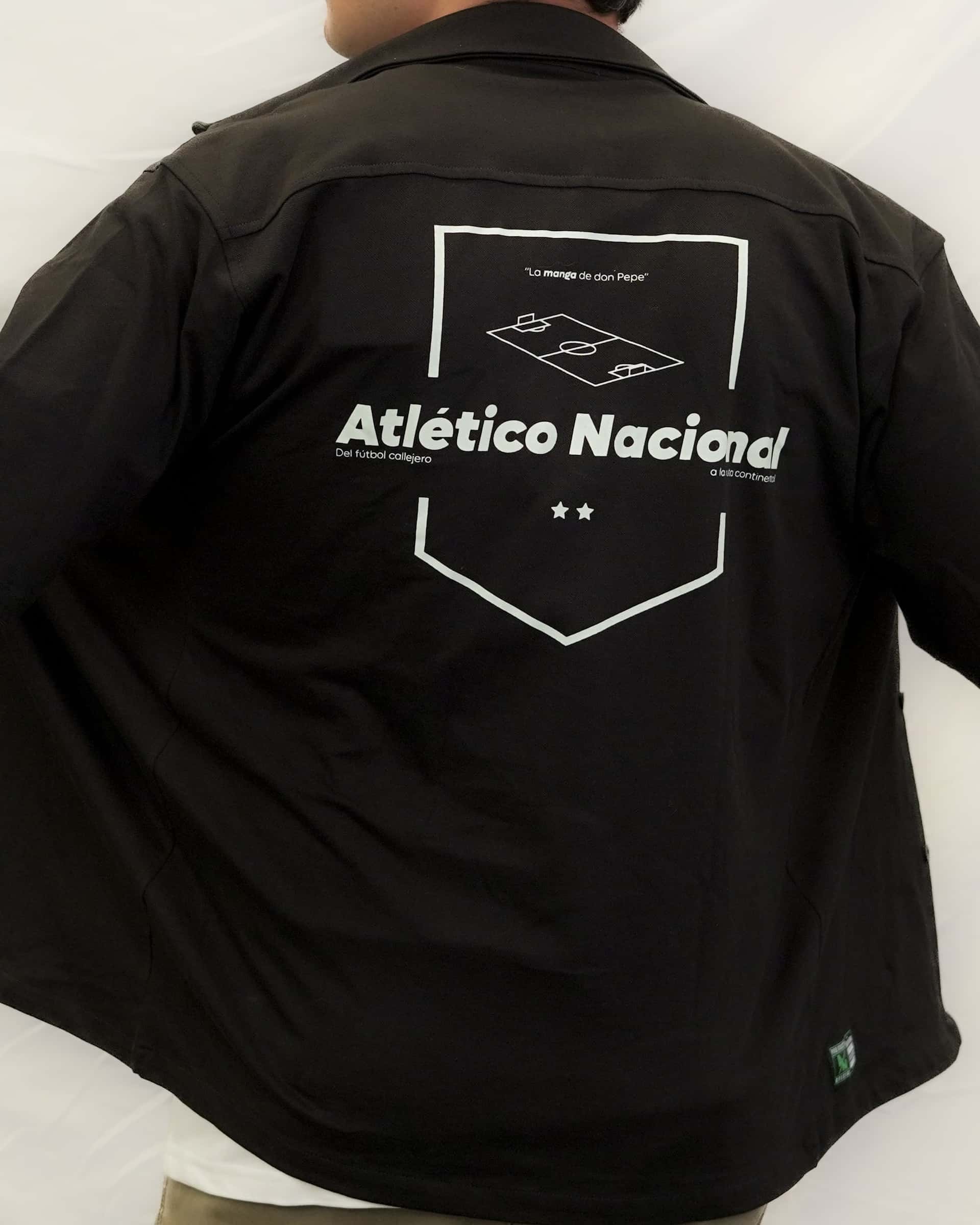 CAMISA NEGRA MANGA CORTA ANFC - miniatura 1