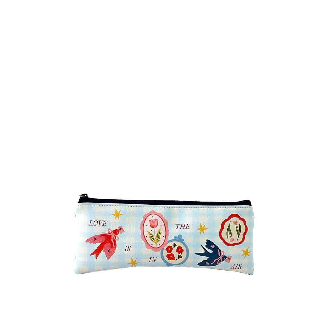 Portalapicero Para Mujer Estampada Y Azul Love Is In The Air