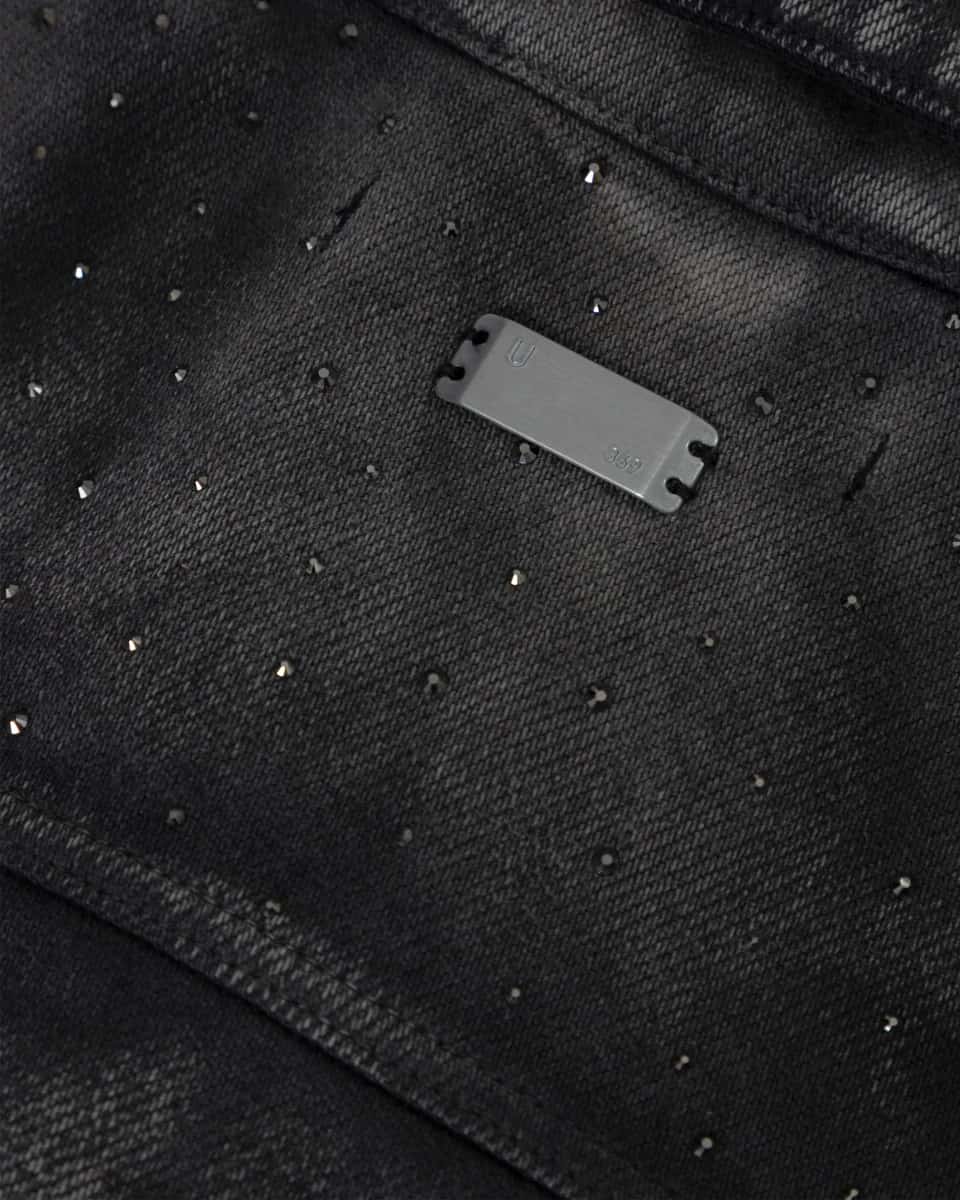 94' UNDRGLD Double Destroyed Jacket Vintage Gray - miniatura 11