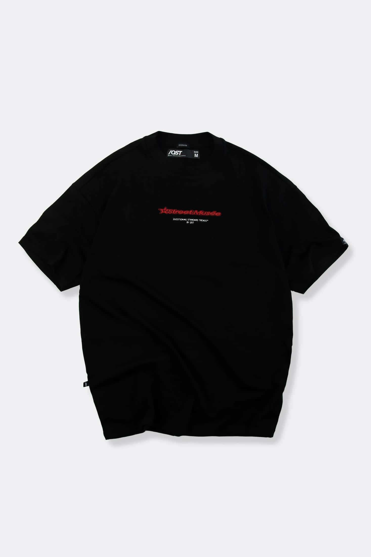 CAMISETA MANGA CORTA COLOR NEGRO