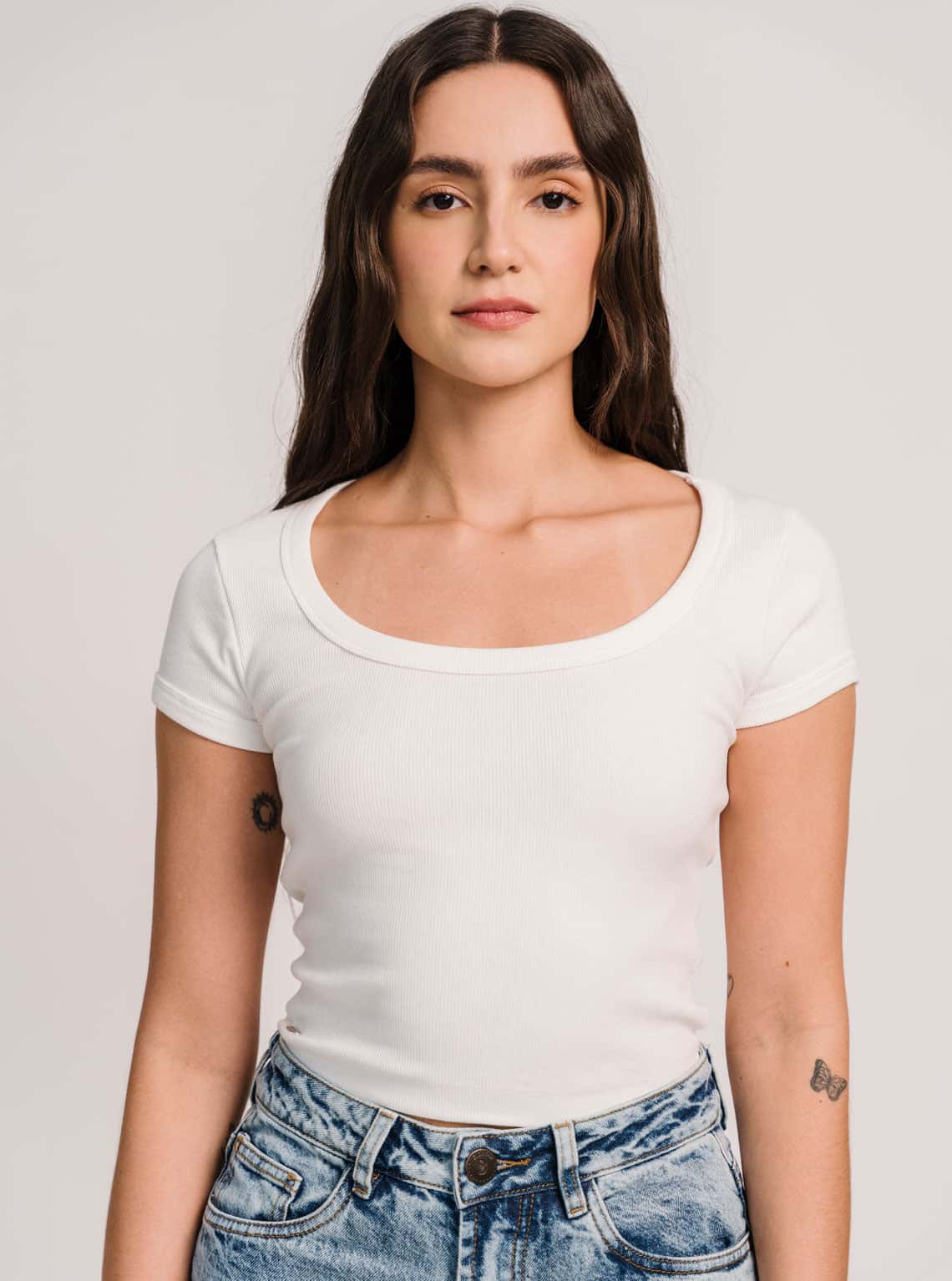 CROP COTIDIANO IVORY