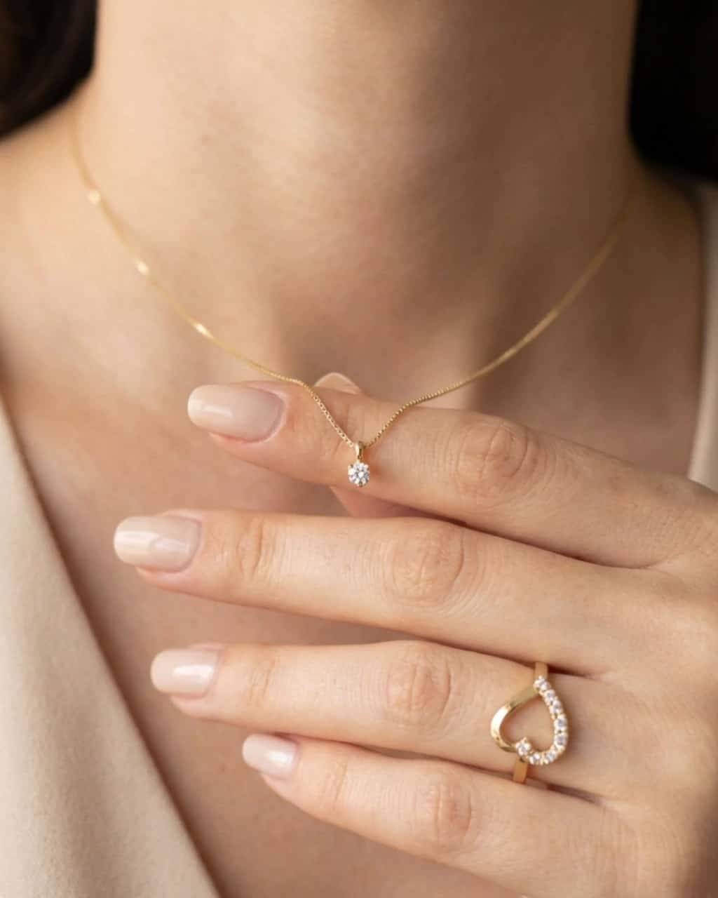 Cadena Diamante Oro 18k