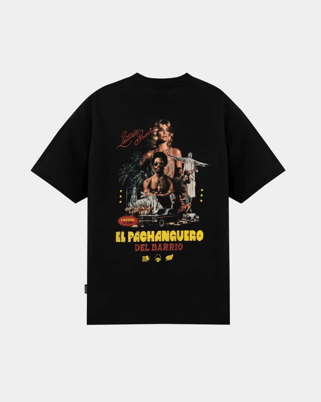 CAMISETA EL PACHANGUERO NEGRO - miniatura 1