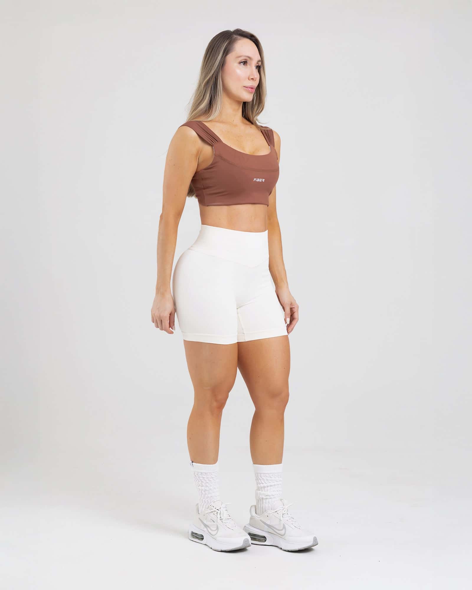 Short seamless marfil dolce FIBER