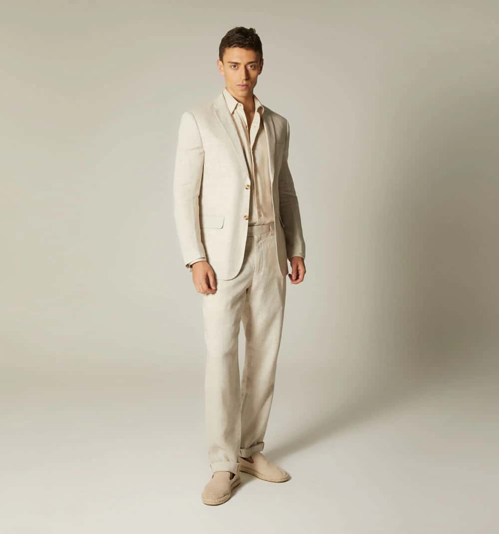 Blazer para hombre de lino