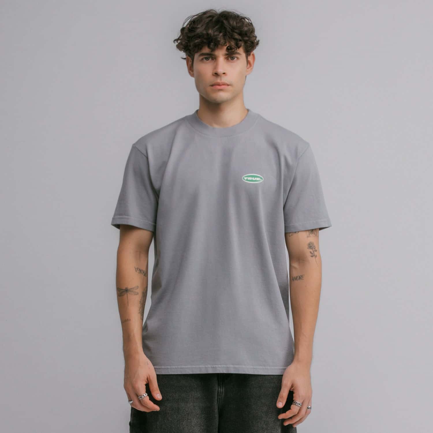 Moonlight Regular T-Shirt - Light Gray - miniatura 3