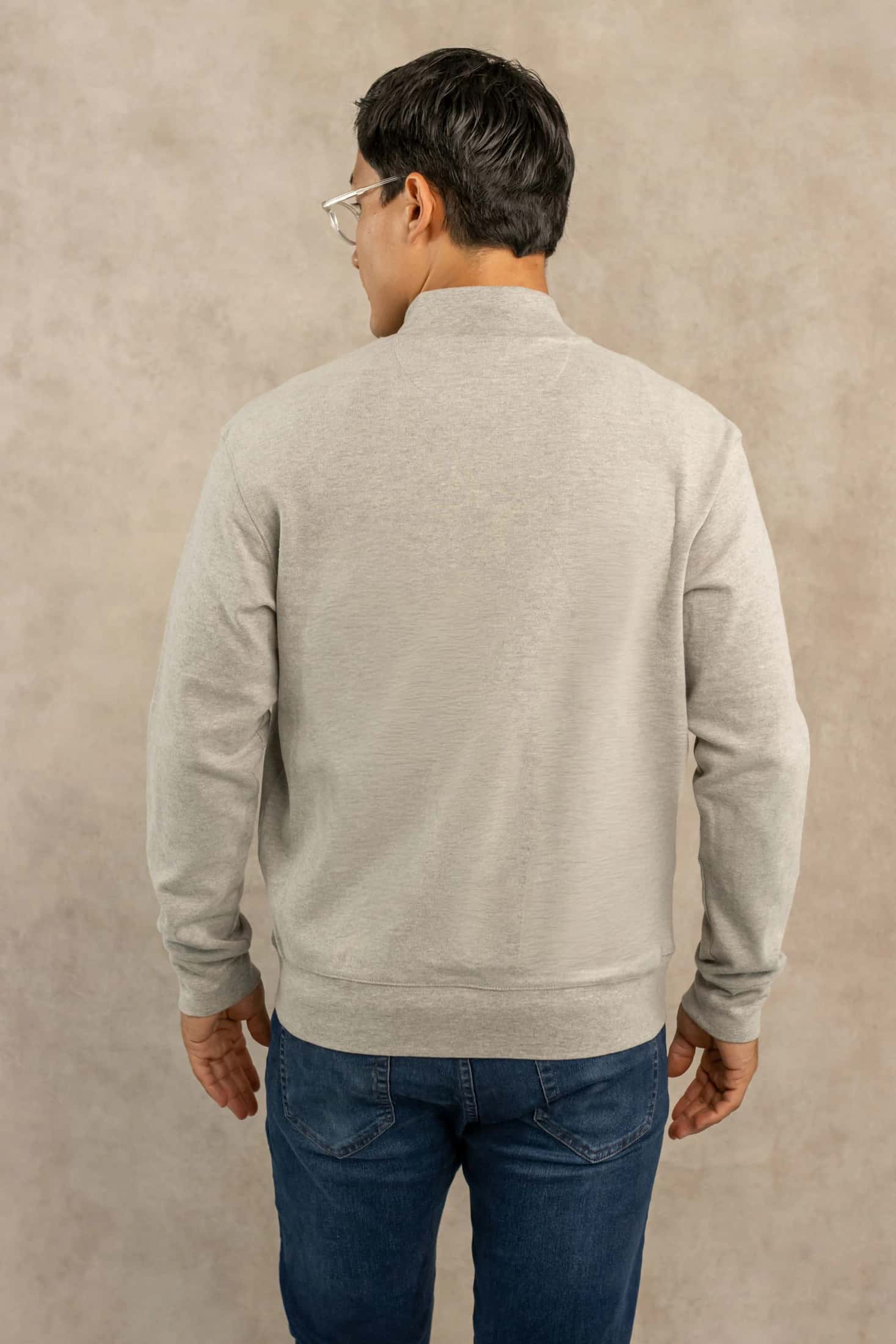 Full-Zip Antimanchas Gris Jaspe - miniatura 4