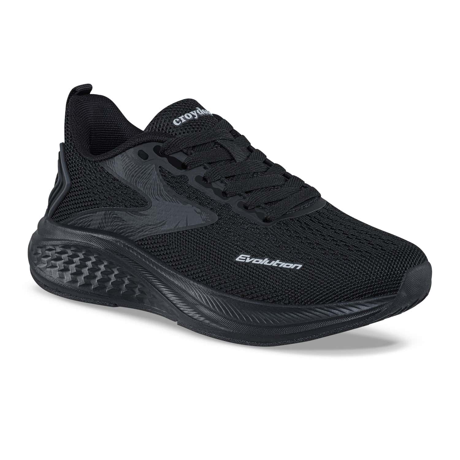 Tenis Running Bagol Negro-Negro Croydon Para Mujer