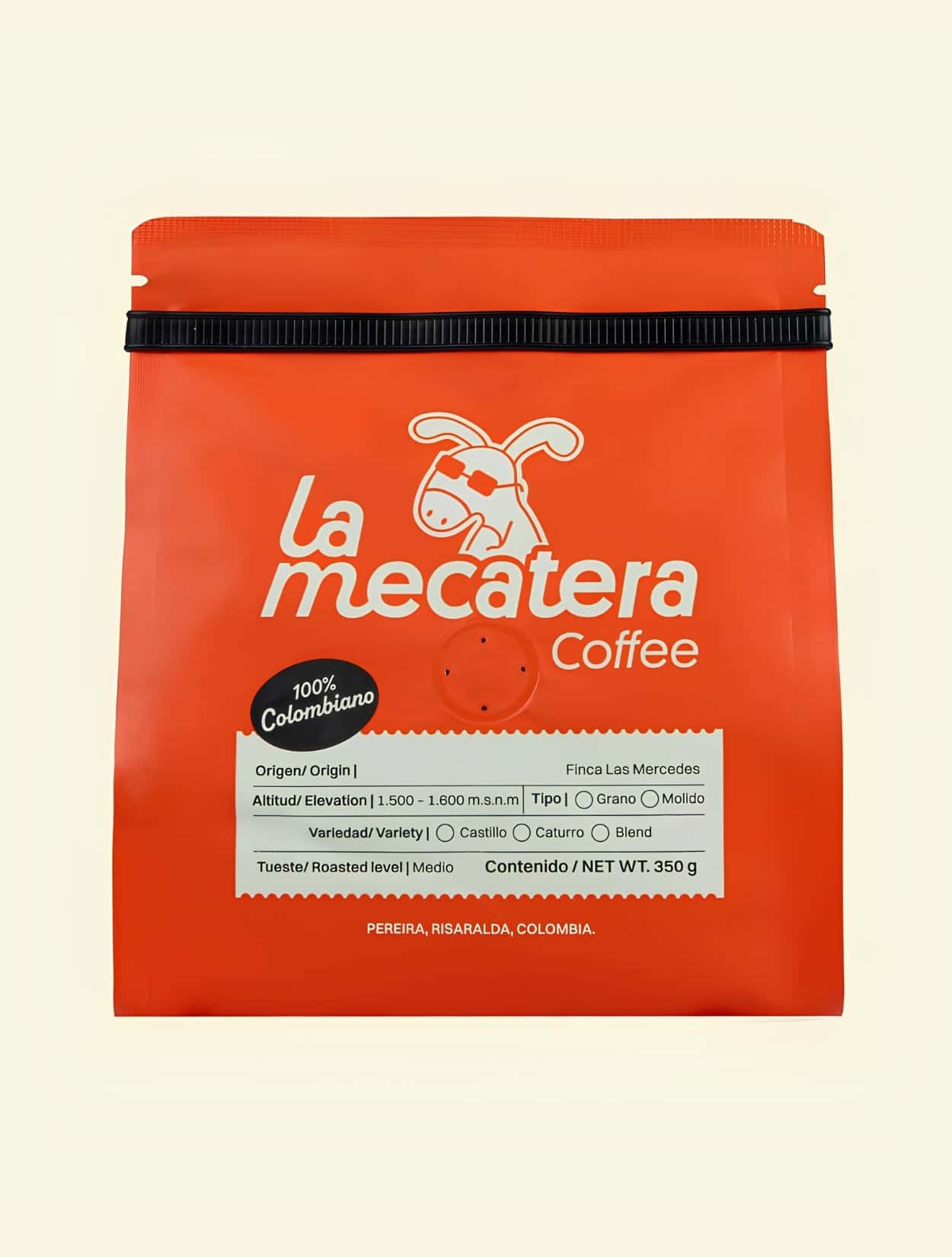 CAFÉ MEDIO 350GR LA MECATERA