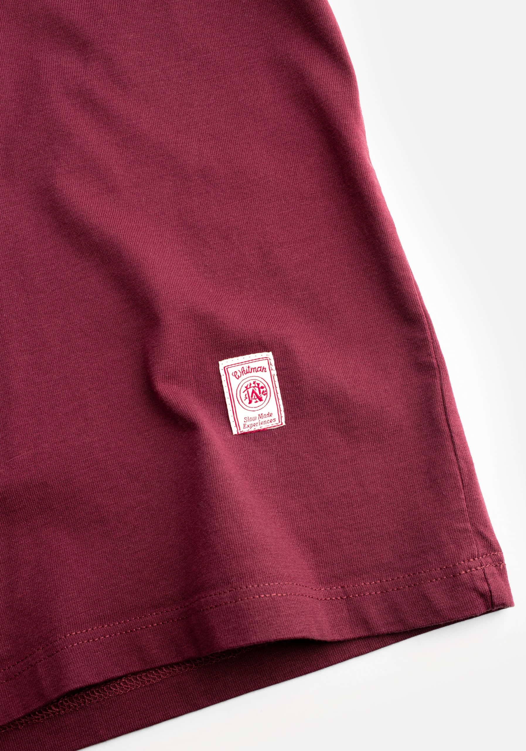 Camiseta H Unicolor APL Mar Vino Tinto - miniatura 3