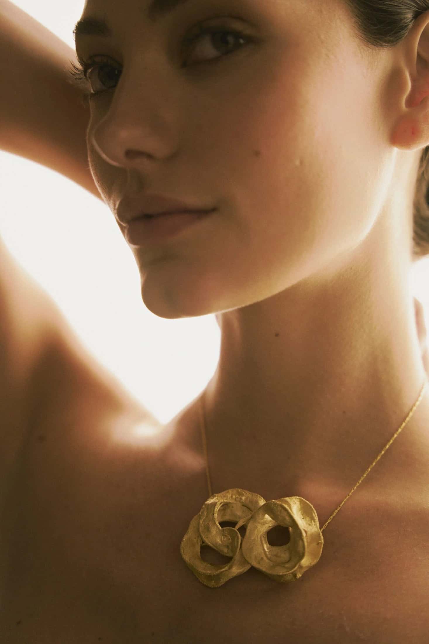ACACIA PIN AND NECKLACE