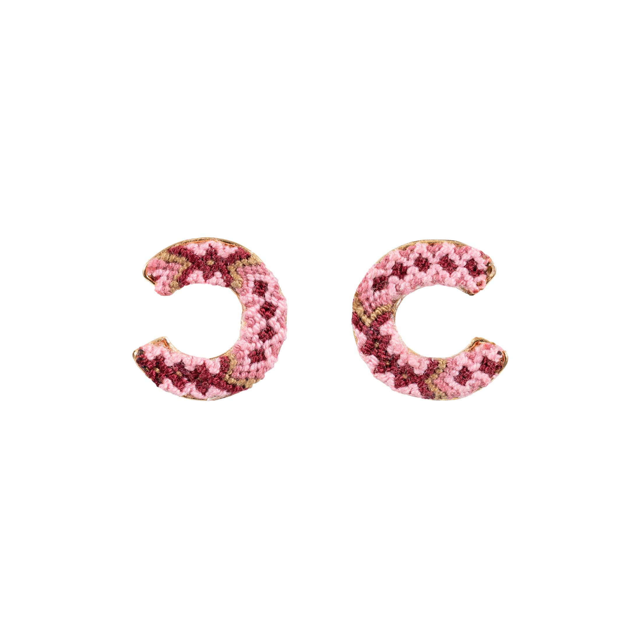 Wayuu Jolotsü  Earrings | Pink Aura