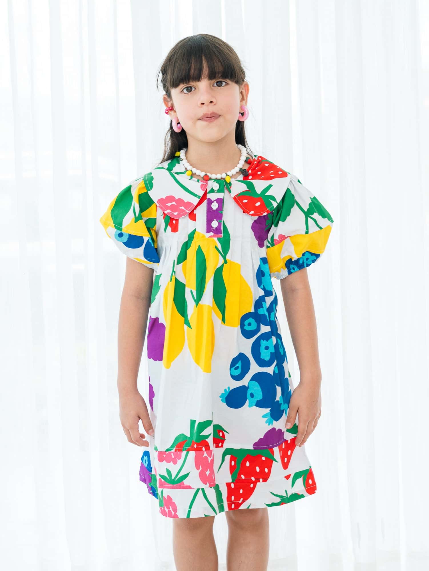 Vestido Puff Tutti Frutti