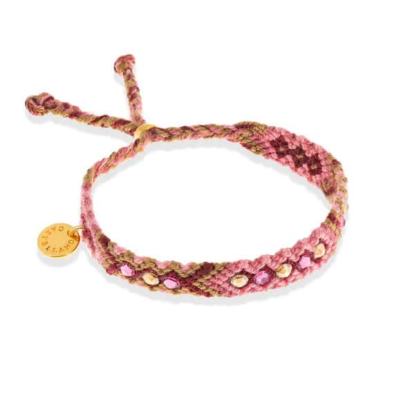 Wayuu Skinny Bracelet | Pink Aura