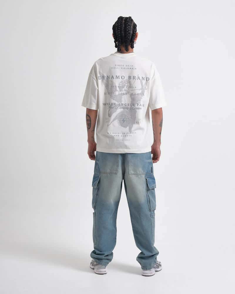 Camiseta Ivory Oversize Angels Fall - miniatura 6