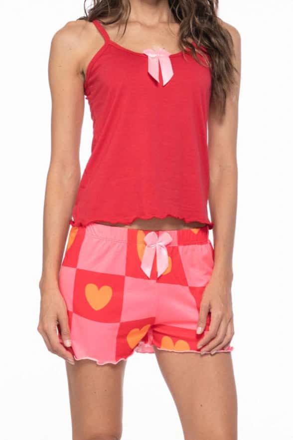 Conjunto short corazones