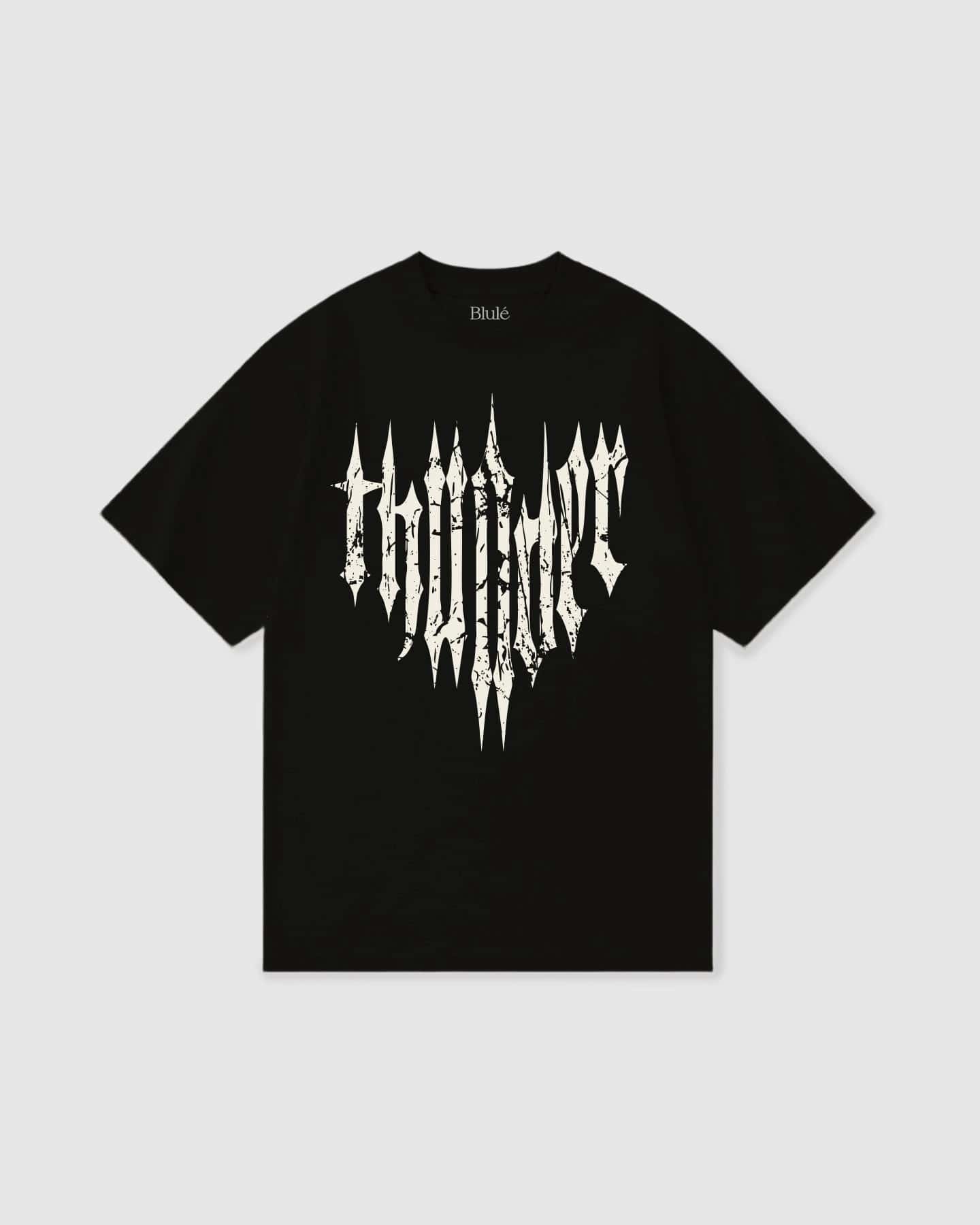 Oversized T Shirt Thunder Black