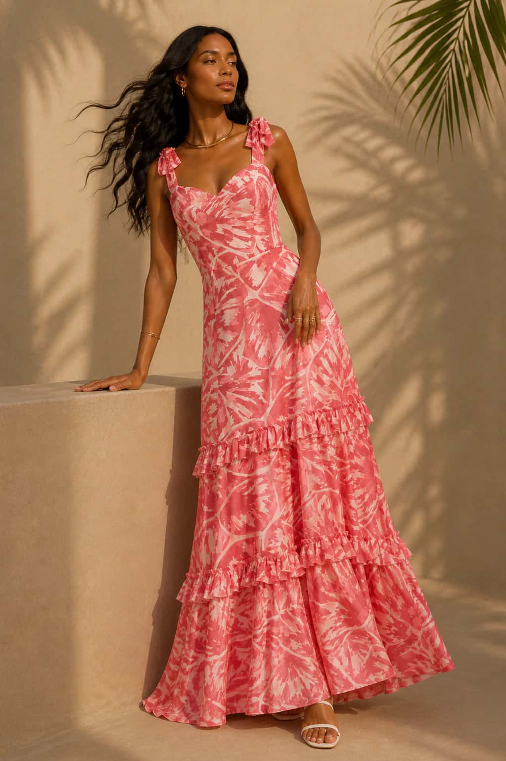 Vestido Teem Manchitas Fucsia