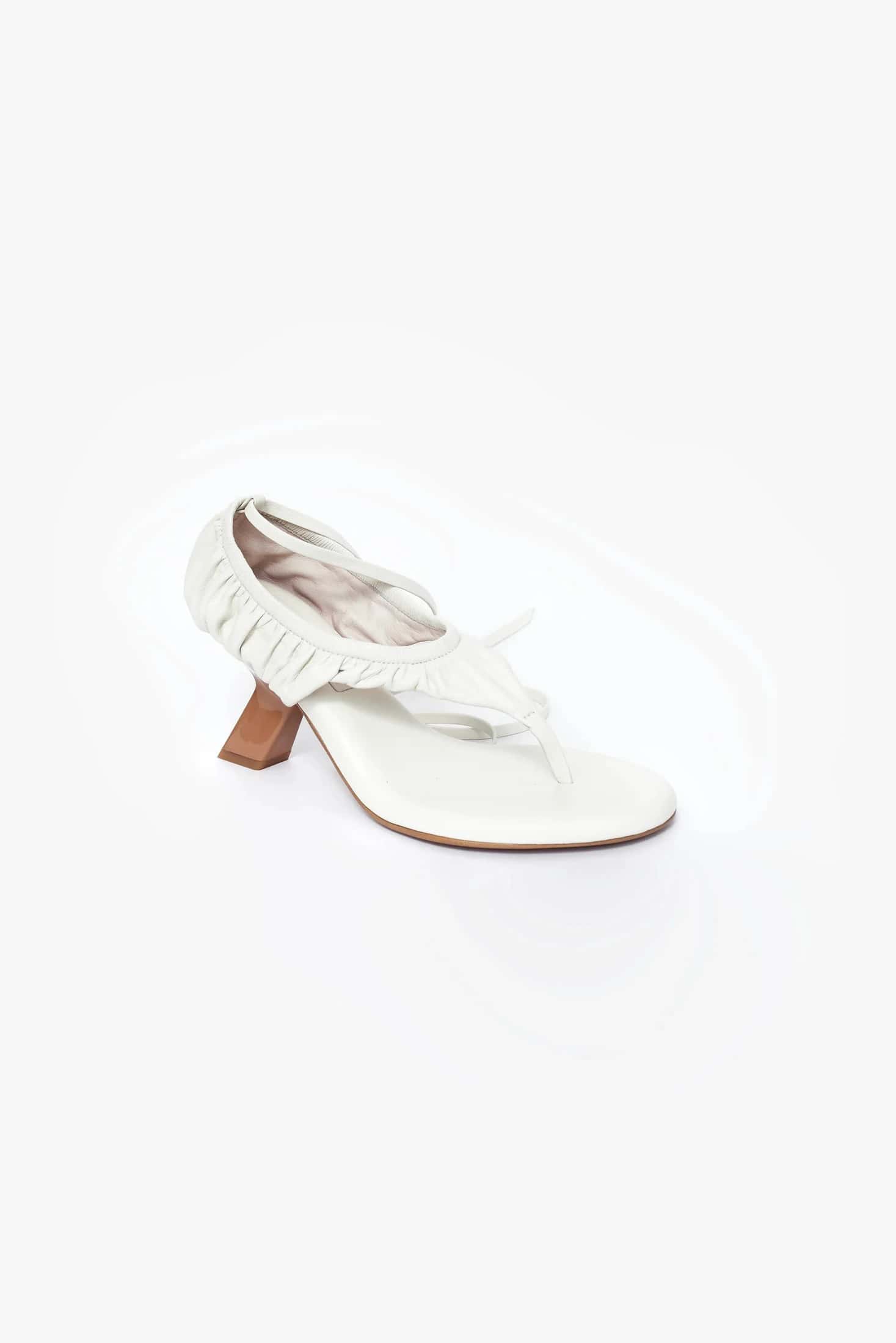 SANDALIA FLIP RUCHI OFFWHITE - miniatura 2