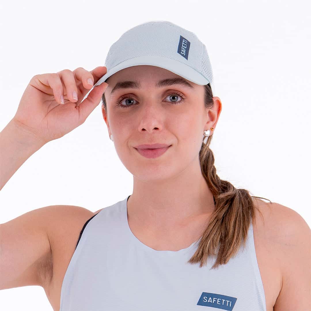 GORRA RUNNING KOOLER AZUL CLARO UNISEX - miniatura 4