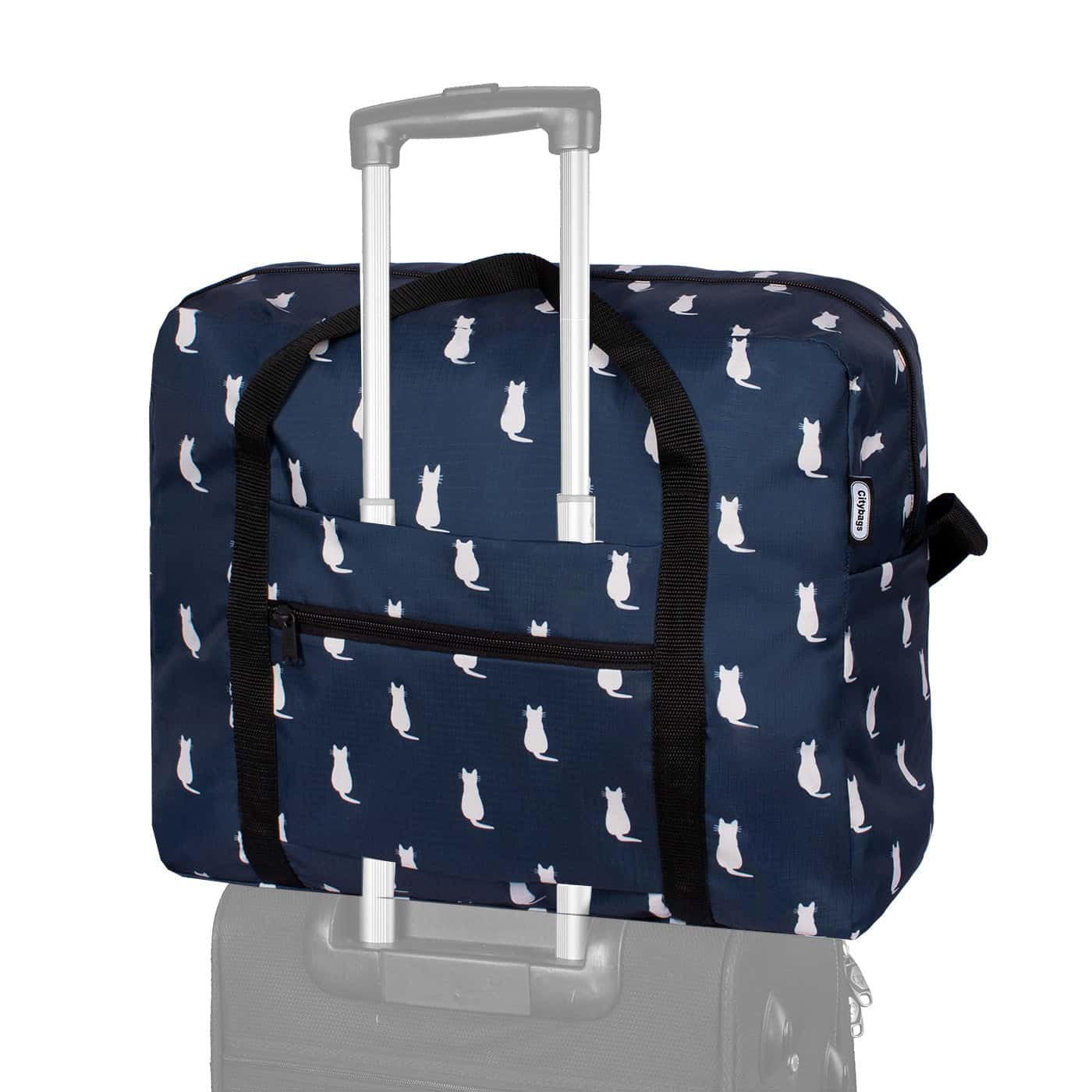 Maleta Articulo Personal Plegable ULTRA Estampado Gatos Citybags Multicolor