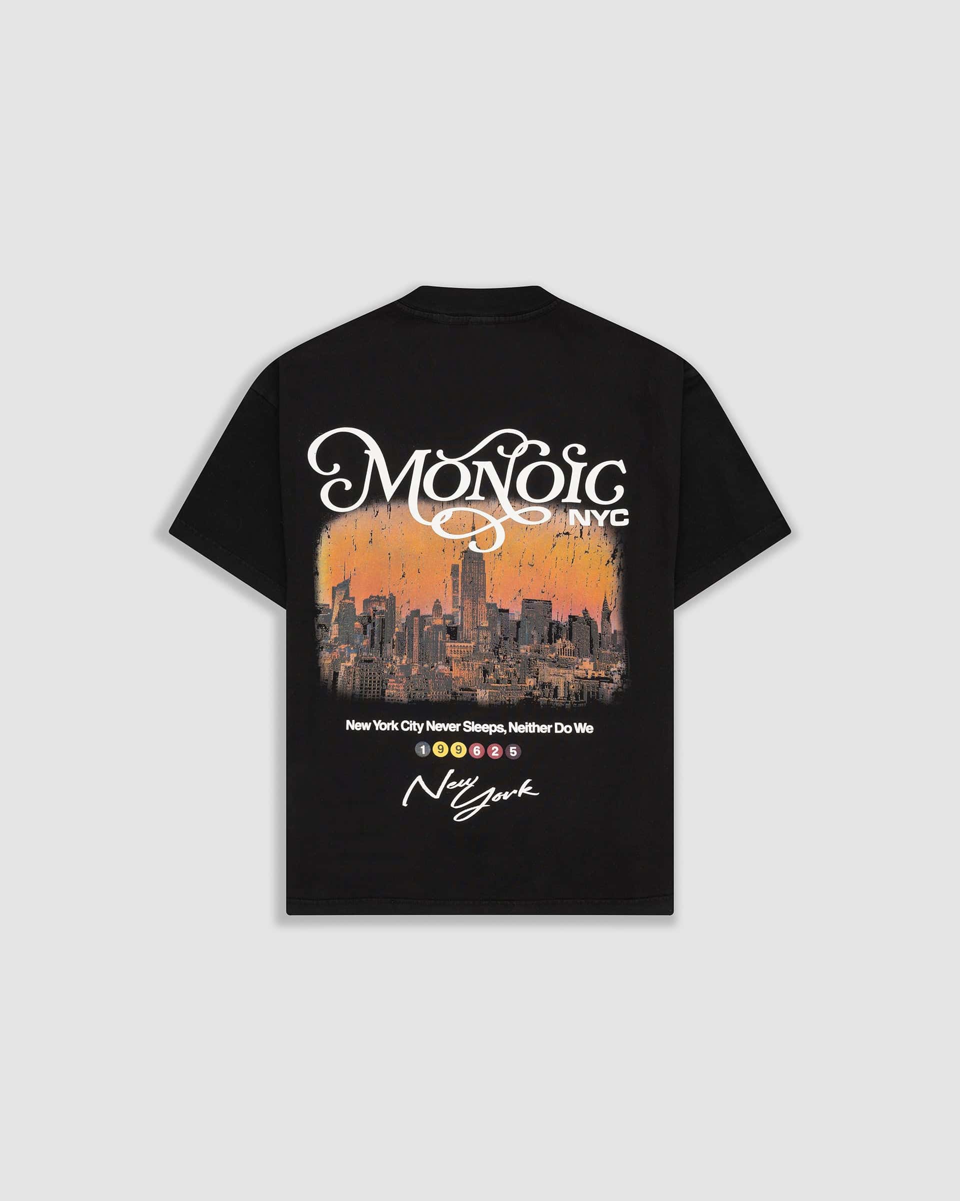 Camiseta Metro - Negro Oscuro