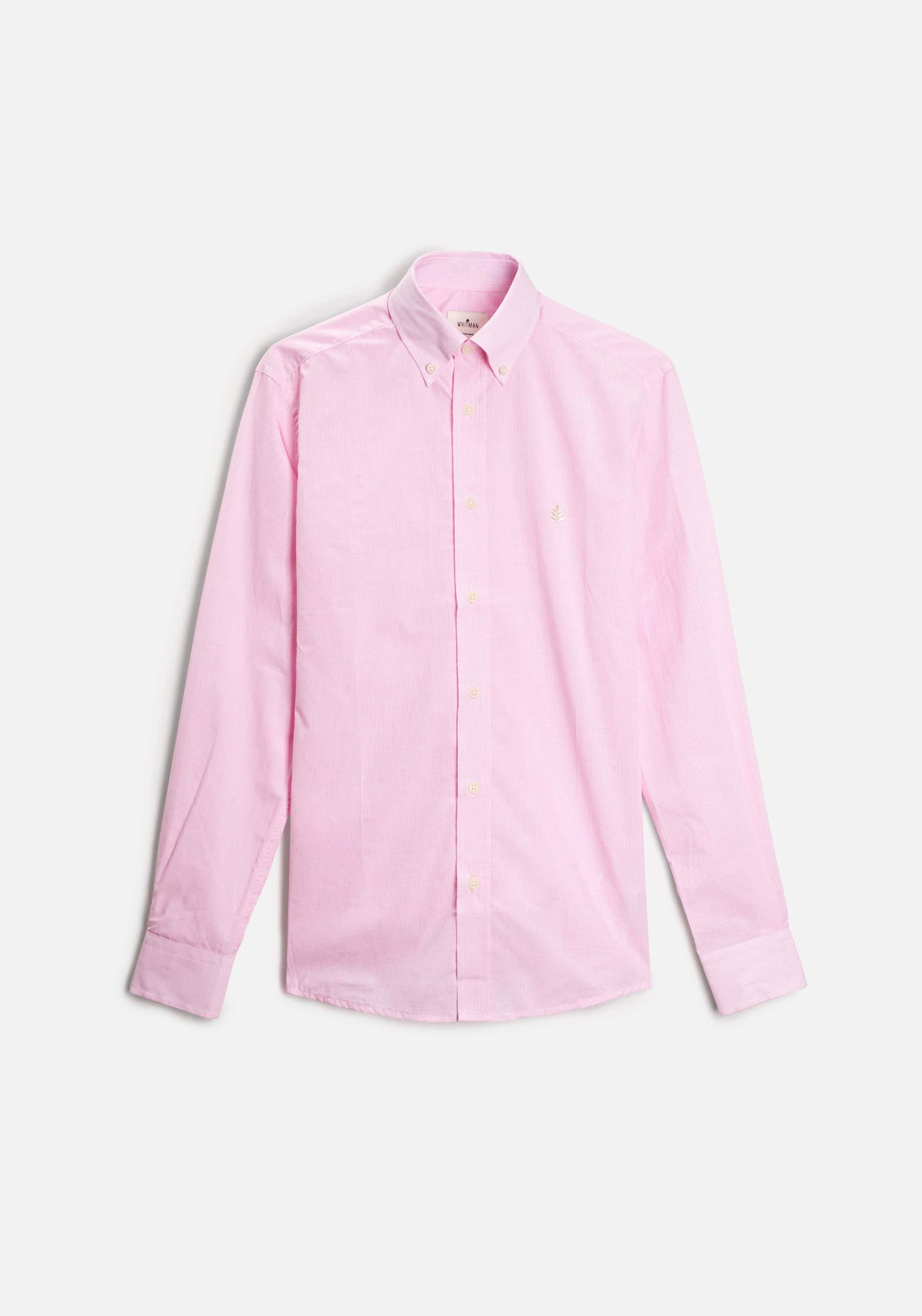 Camisa Cuadros Peq Rosada - Blanco CBD L-Mar