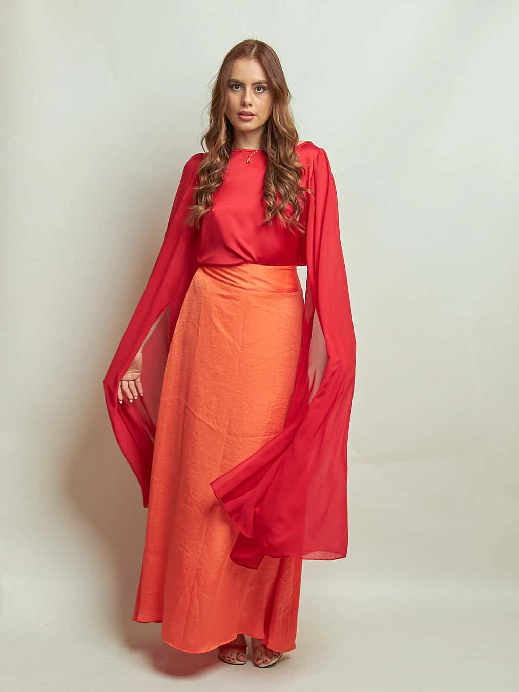 Falda Zaray Naranja - miniatura 3