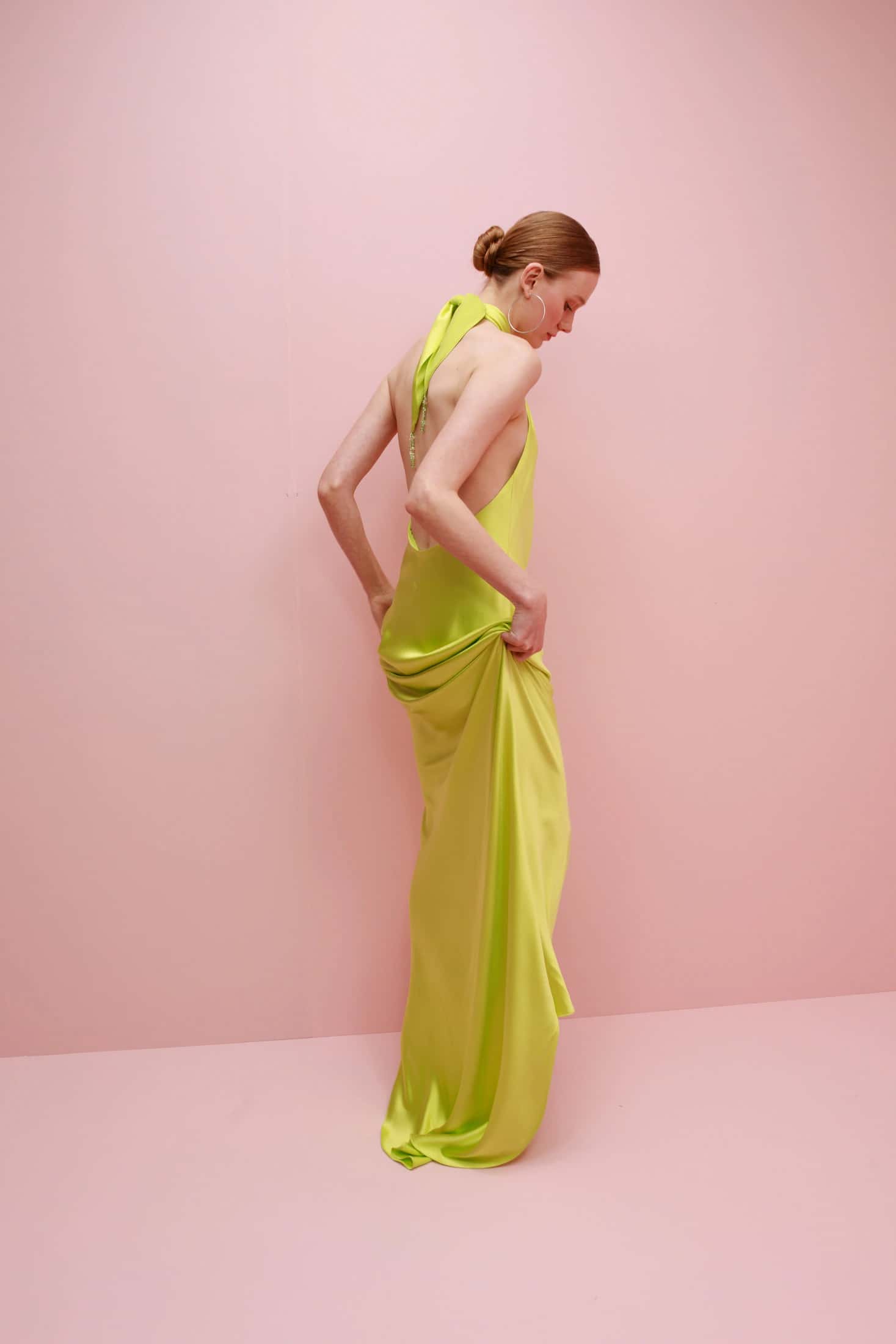 Olivia Embroidered Silk Dress - miniatura 5