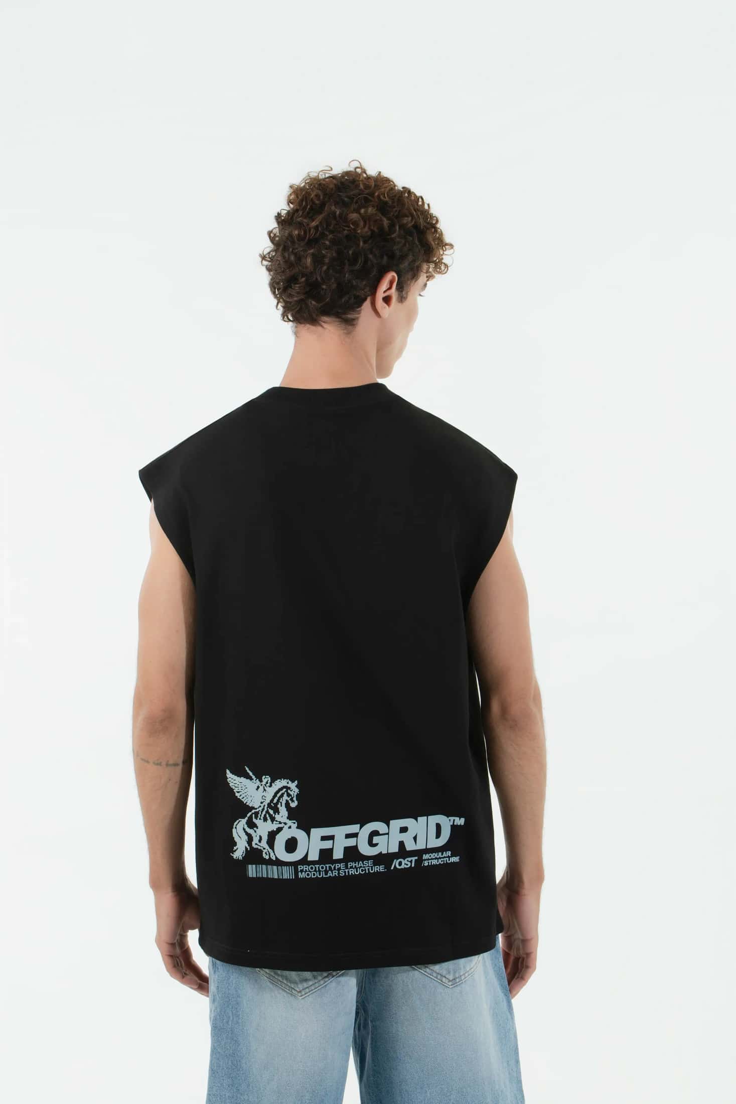 CAMISETA MANGA SISA COLOR NEGRO - miniatura 4