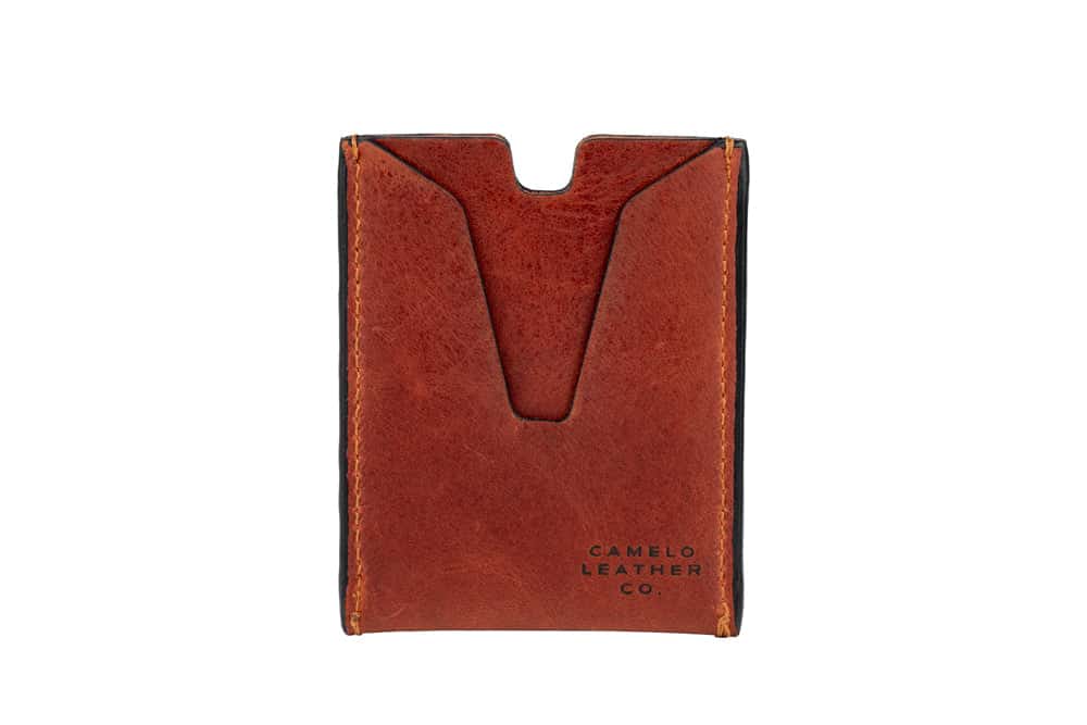 Heritage Cardholder Vertical Cognac