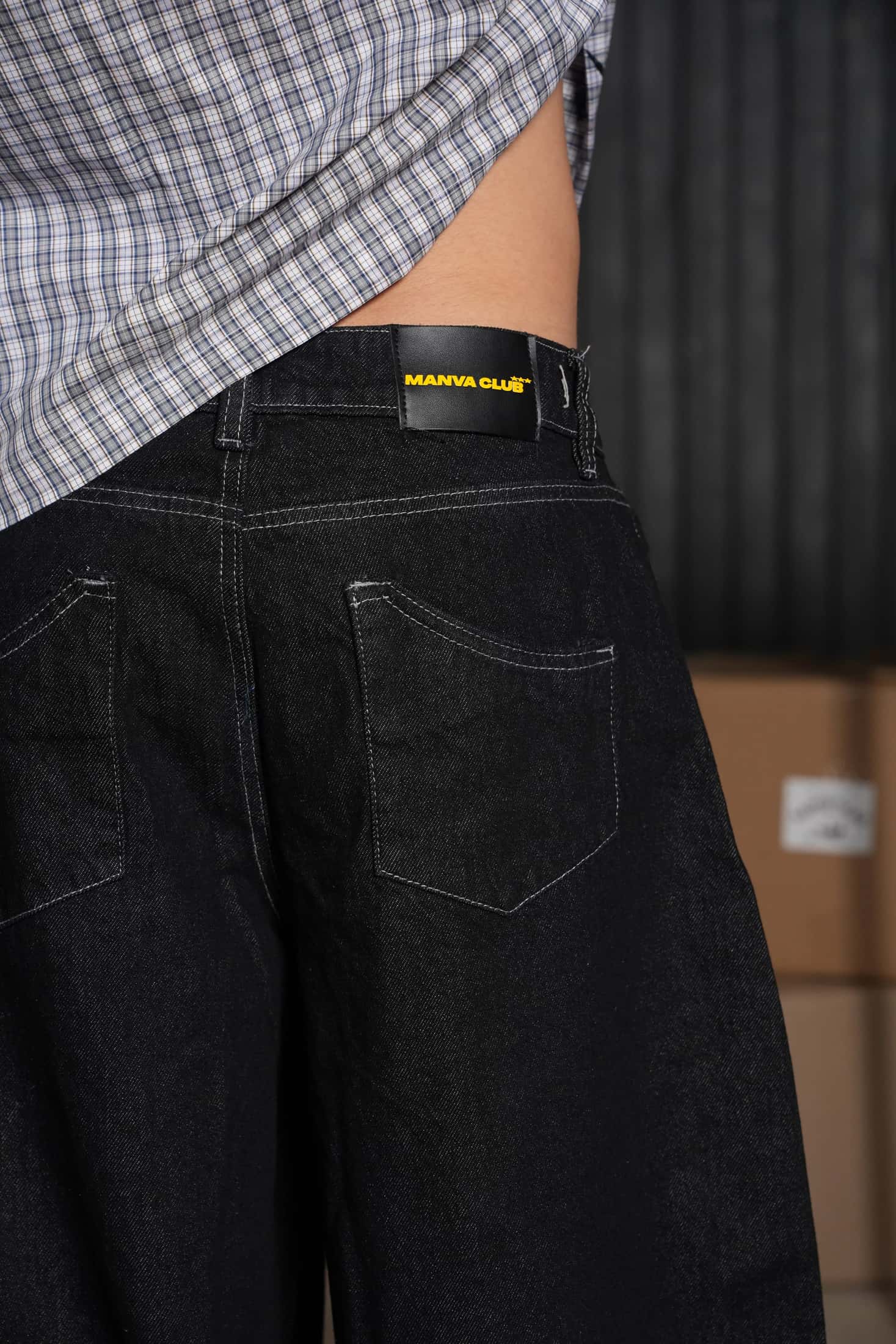 TAILORED DENIM NEGRO. - miniatura 3