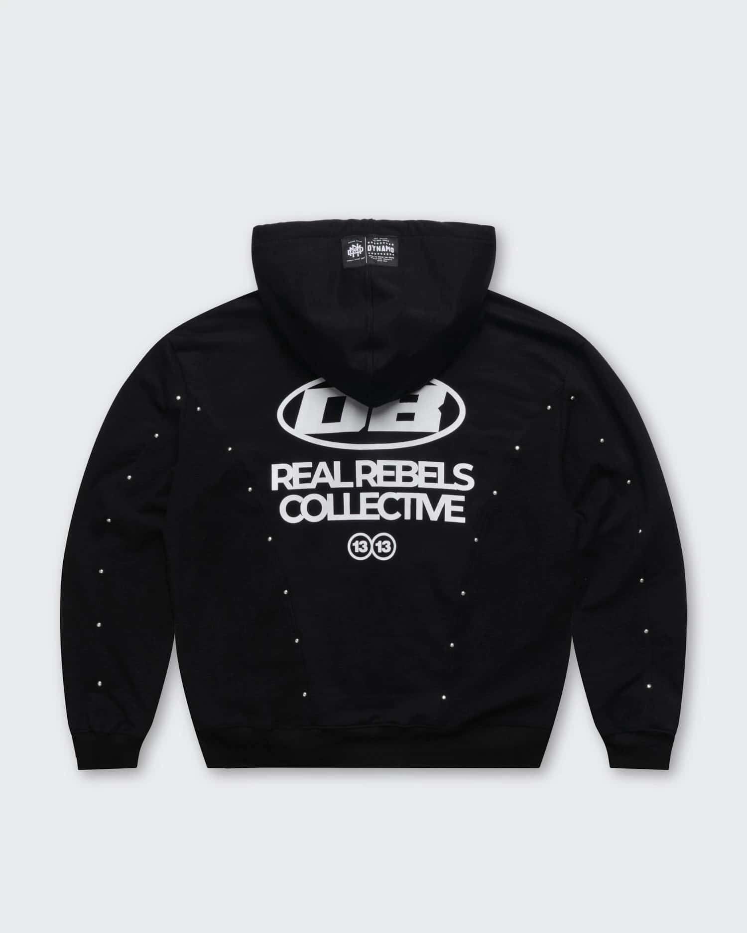 Hoodie Negro Oversize Real Rebels - miniatura 4