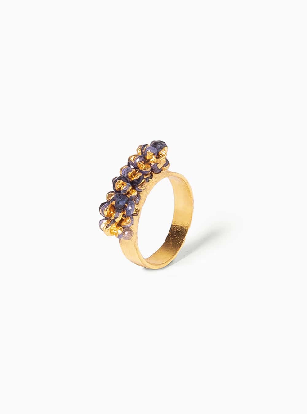 Chunk Ring Blue and Purple