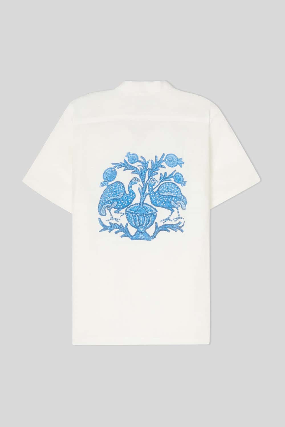 Men's linen shirt white musas