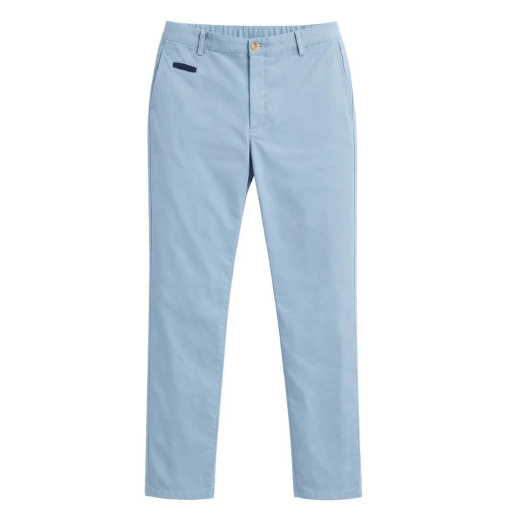 NUOVO - Pantalón prepster classic fit elástico - Blu Celo