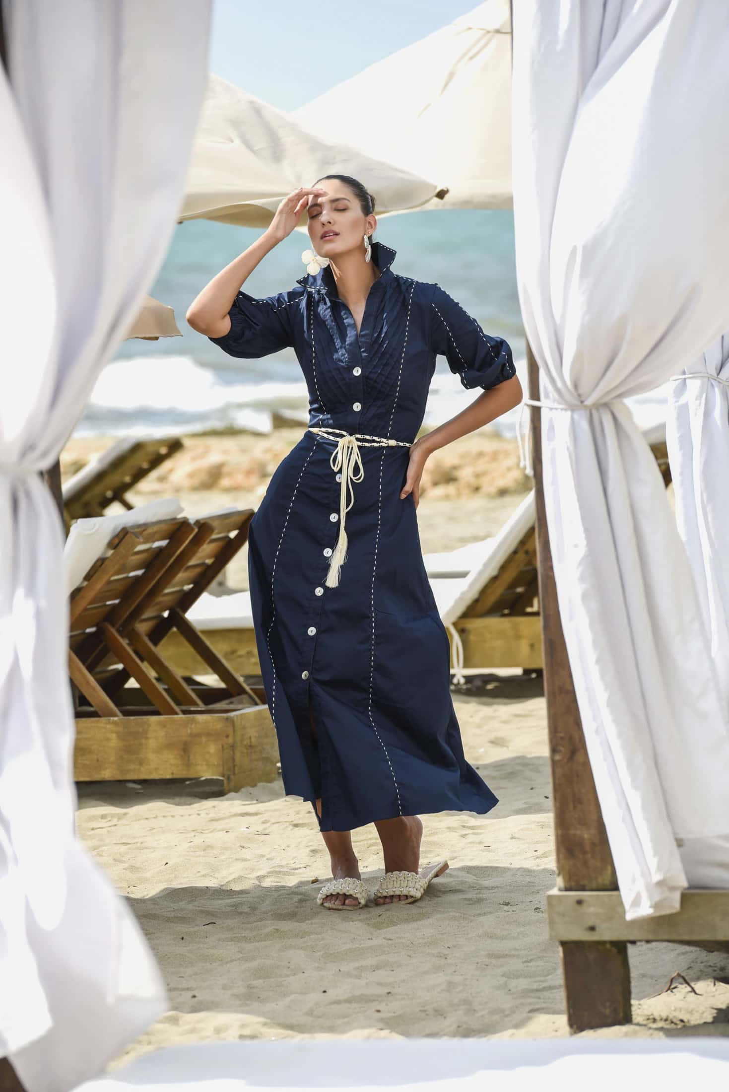 Navee Vestido Azul Navi