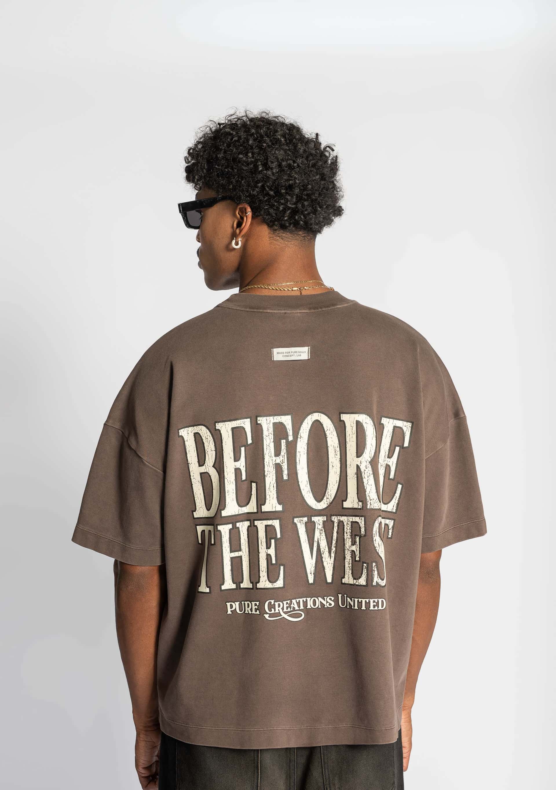 Before The West brown t-shirt - miniatura 3