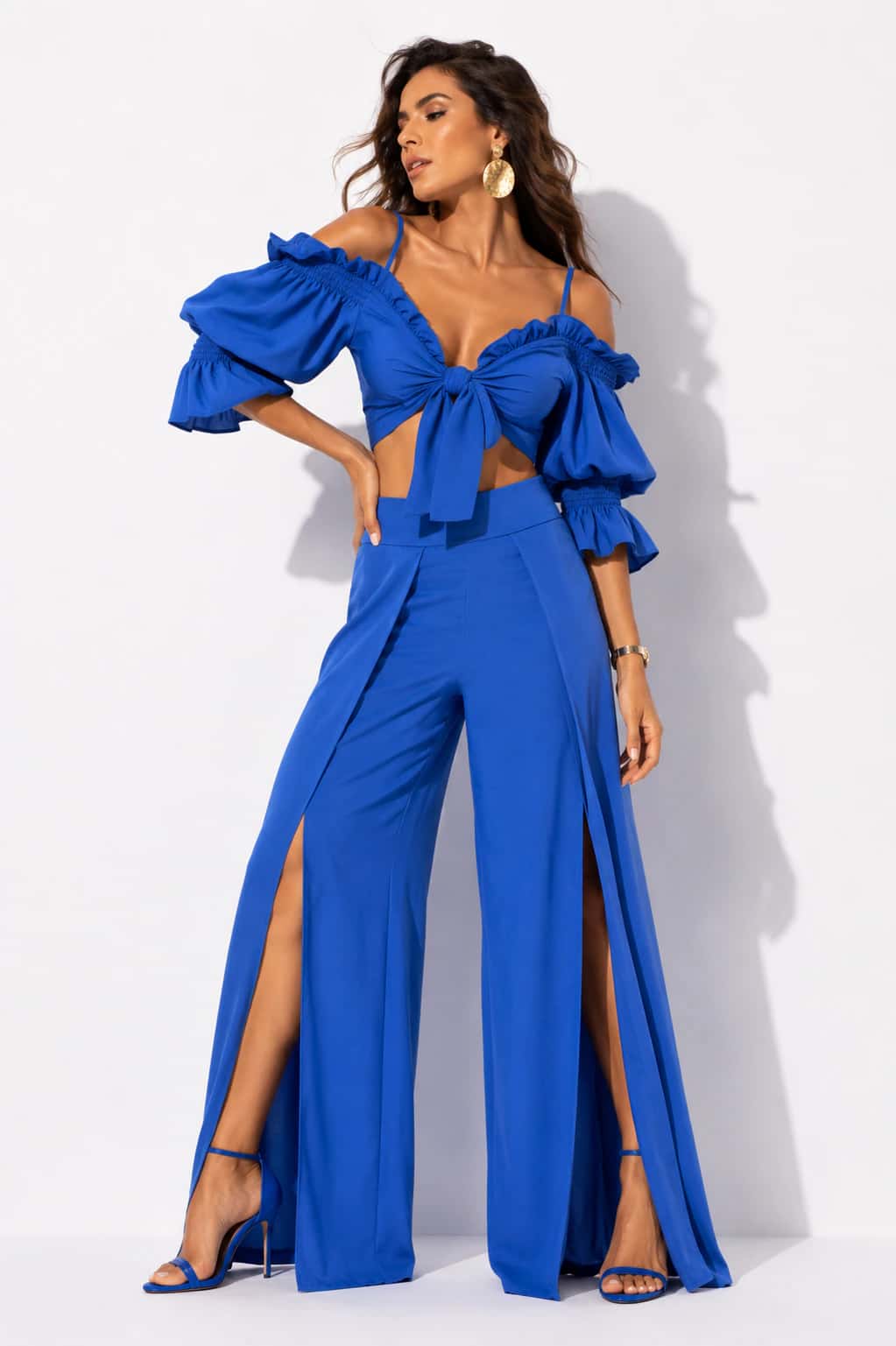 Blusa Tuck Azul - miniatura 3