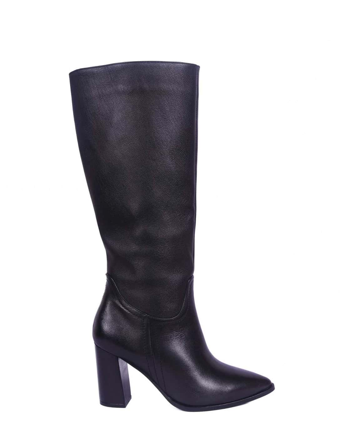 Bota Rochi Cuero Negro