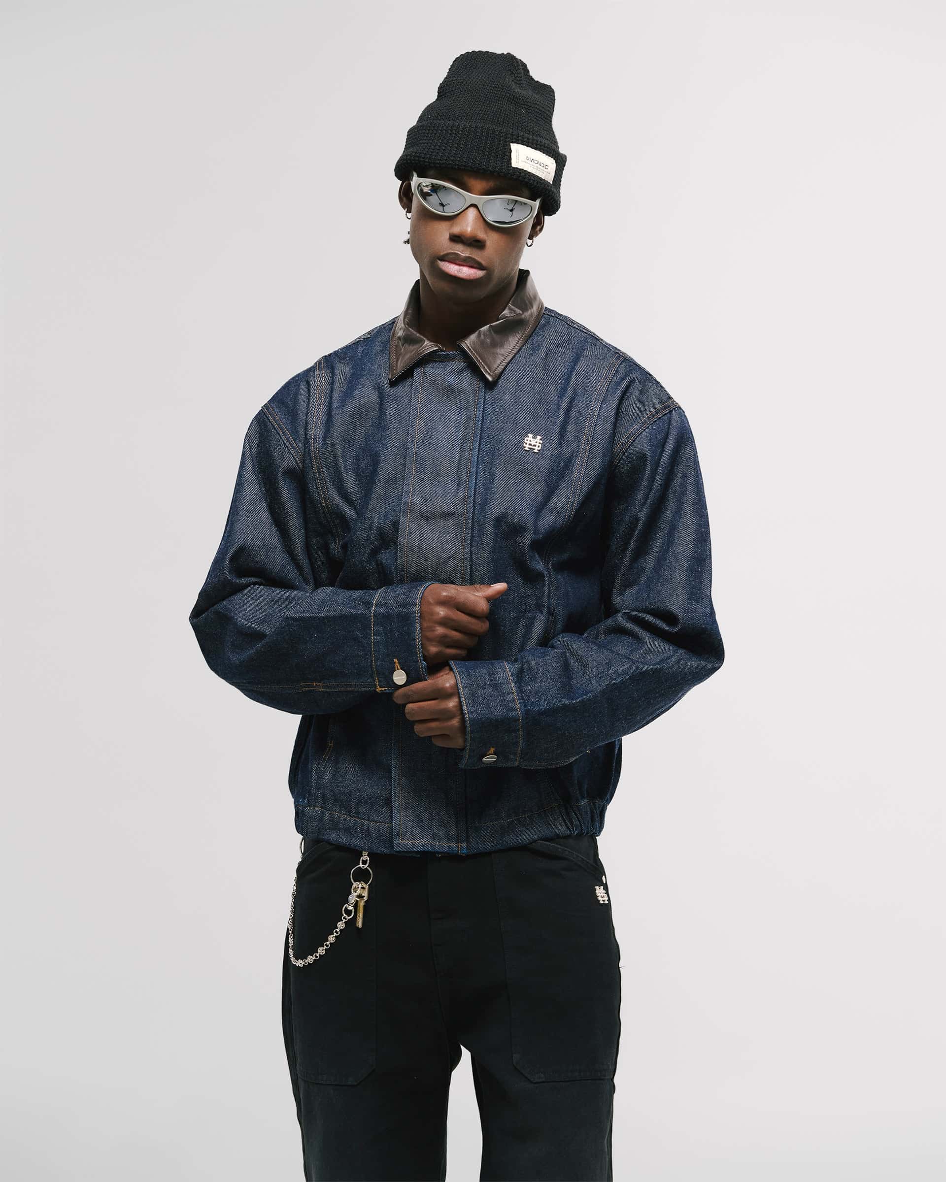 Aviator Denim Jacket - Raw